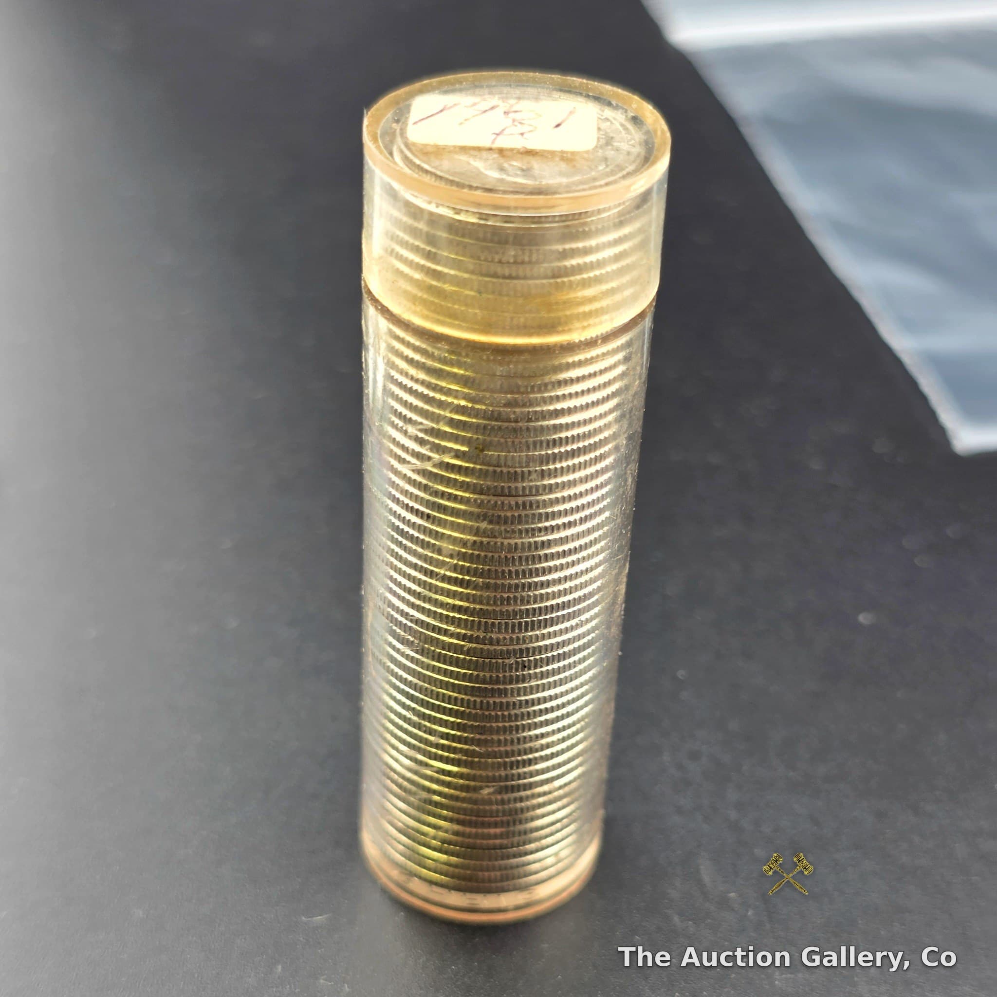 1961 Roosevelt Dime Roll, 90% Silver, Philadelphia