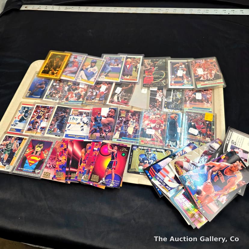 Mixed Vintage Sports & Collectible Cards, Large Lot