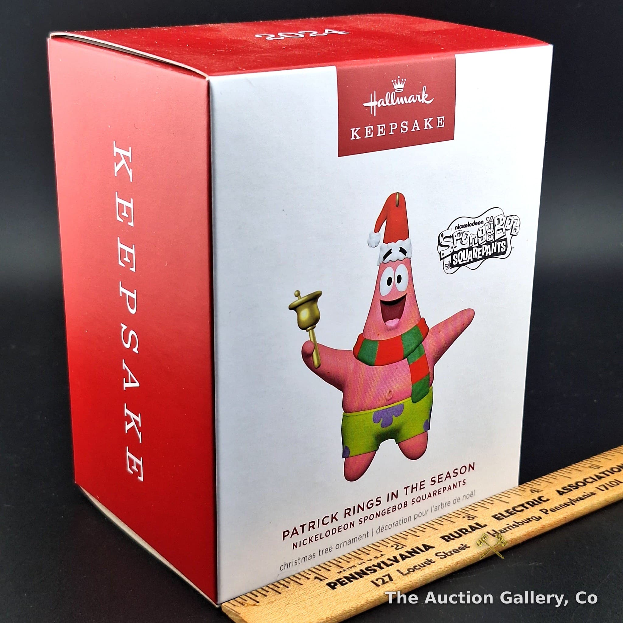 Hallmark Keepsake 2024 Patrick Rings in the Season SpongeBob Ornament