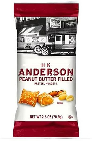 Utz H.K Anderson Peanut Butter Filled Pretzel Nuggets 2.5oz