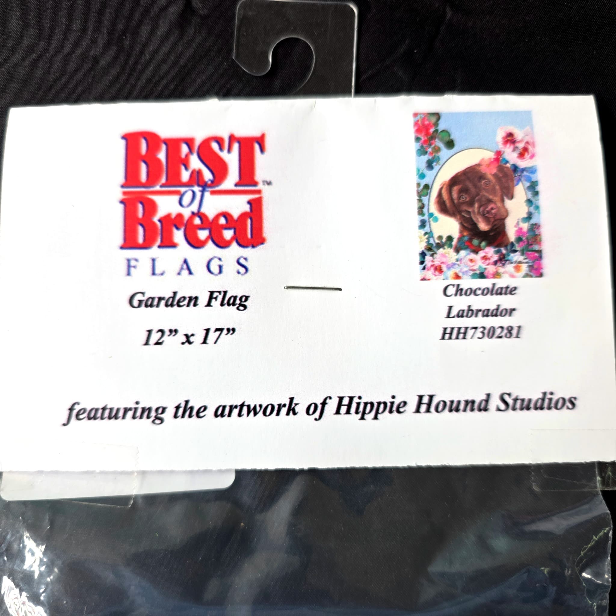 Best of Breed Chocolate Labrador Garden Flag, 12x17