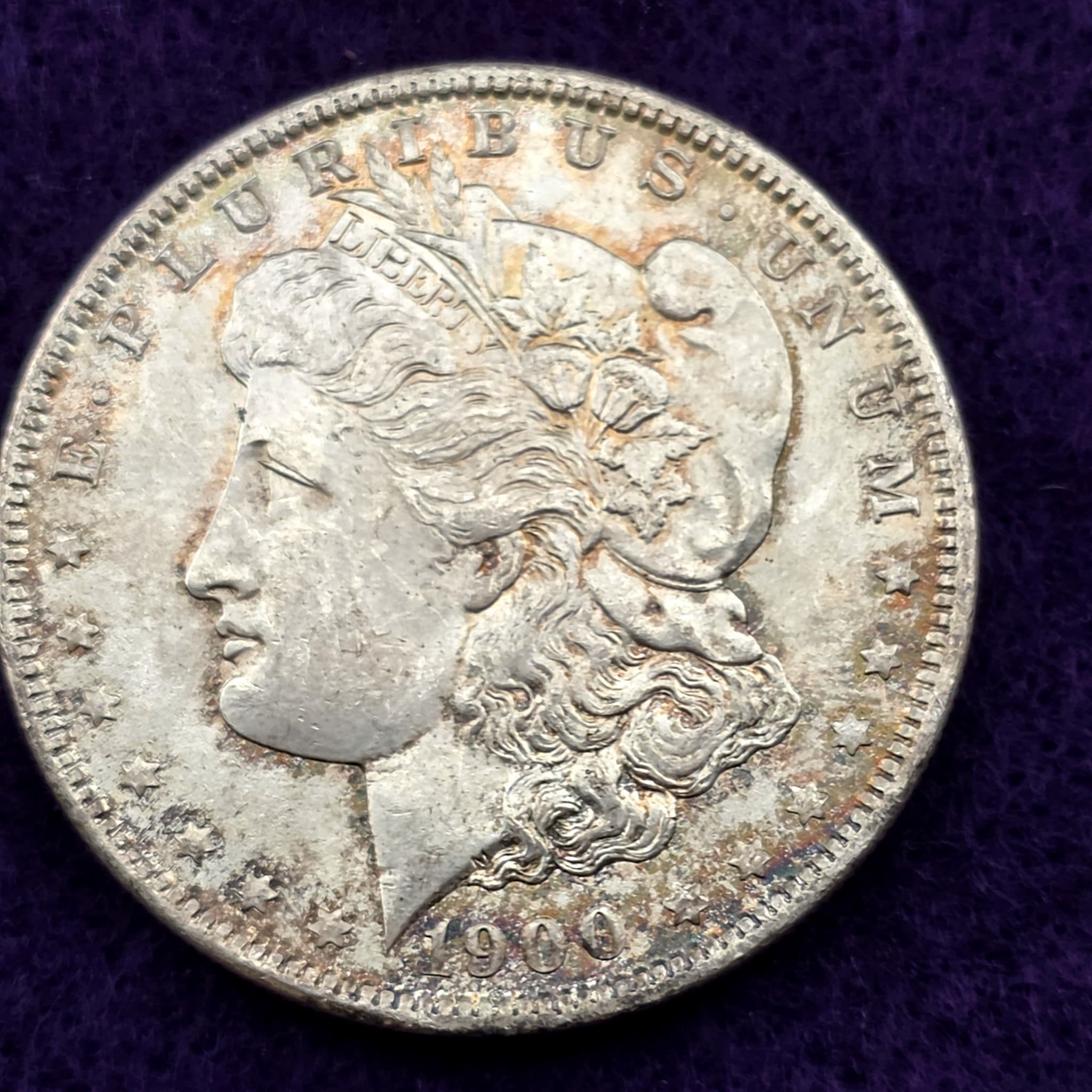 1900-O Morgan Silver Dollar, 90% Silver