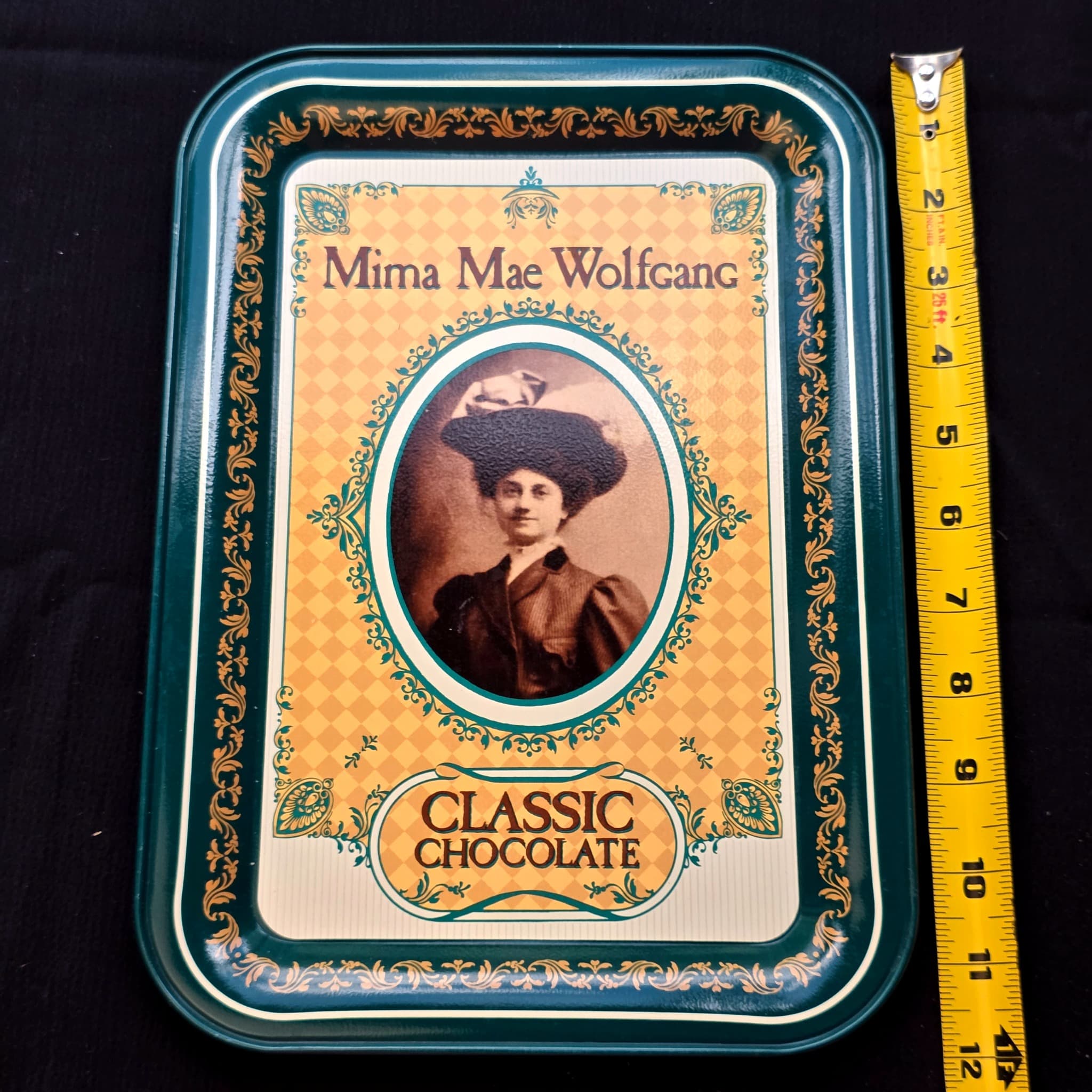 Mima Mae Wolfgang Classic Chocolate Decorative Tin
