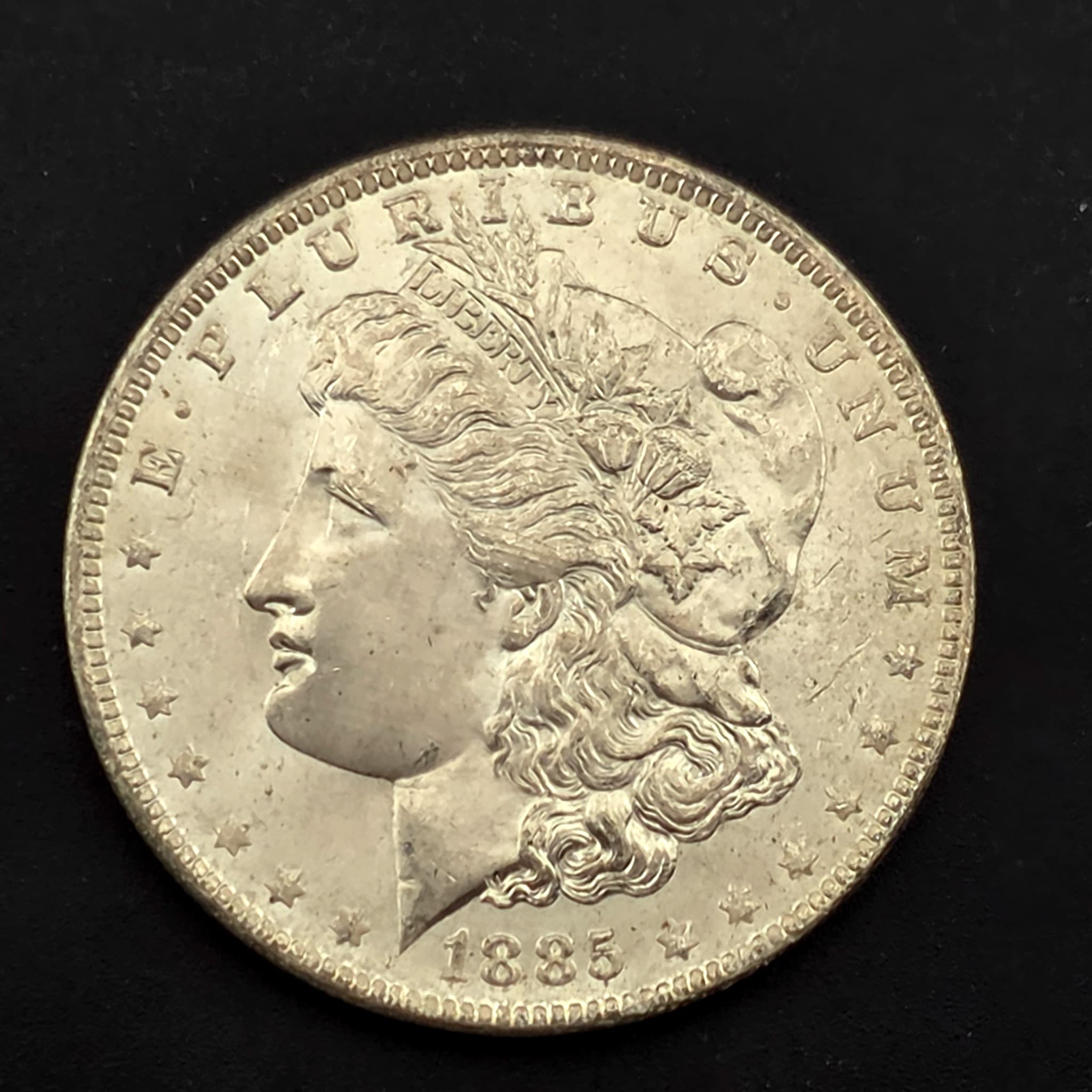 1885-O Morgan Silver Dollar, 90% Silver