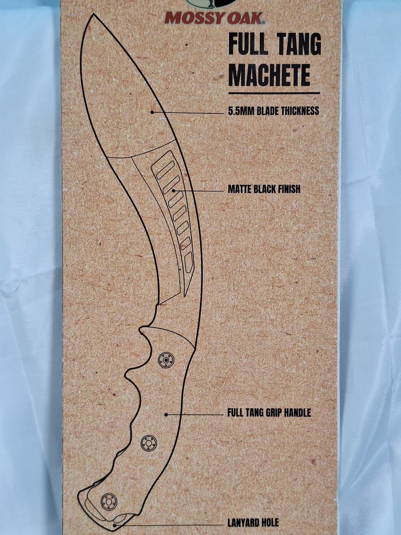 Mossy Oak Full Tang Kukri Machete, New in Package β photo 3