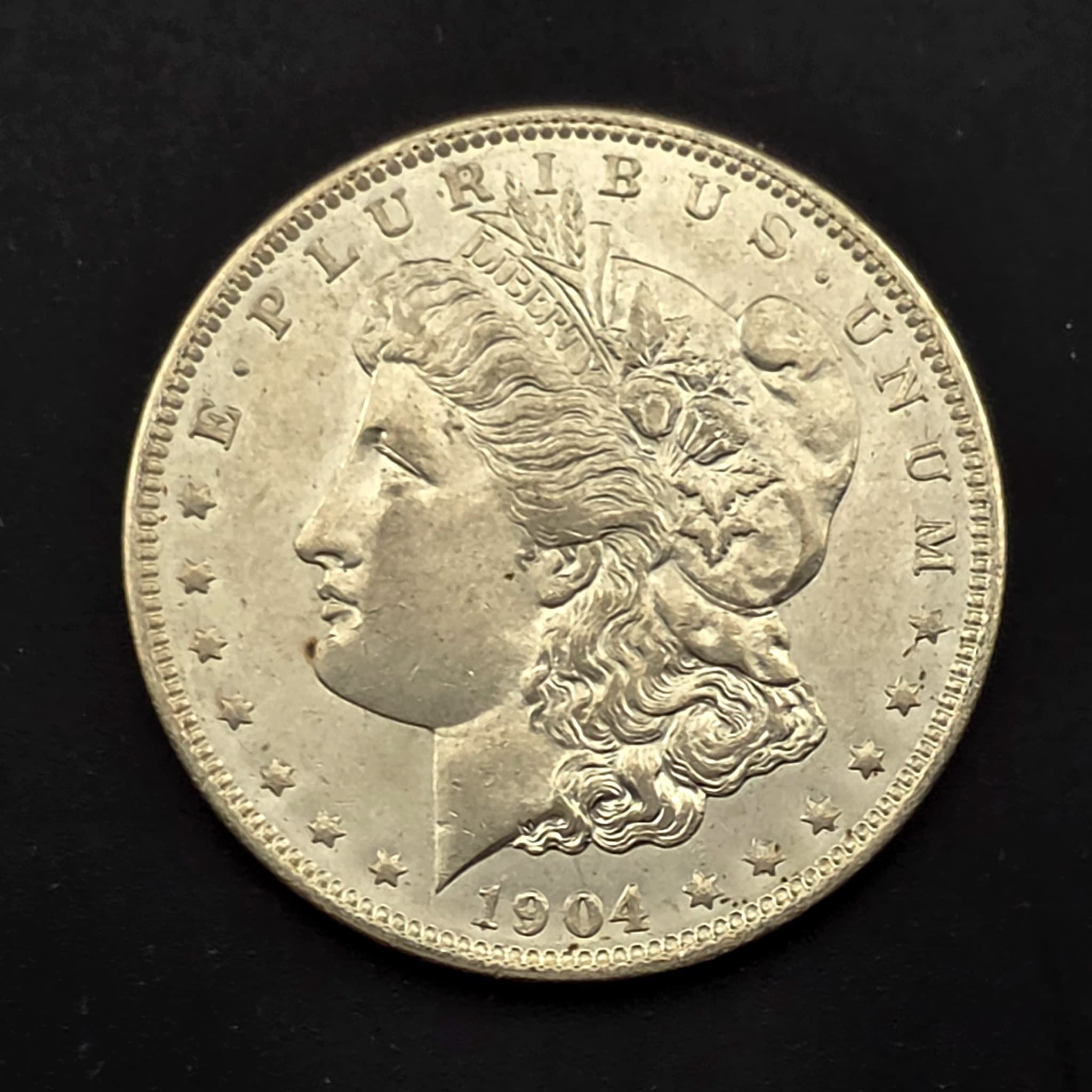 1904-O Morgan Silver Dollar, 90% Silver