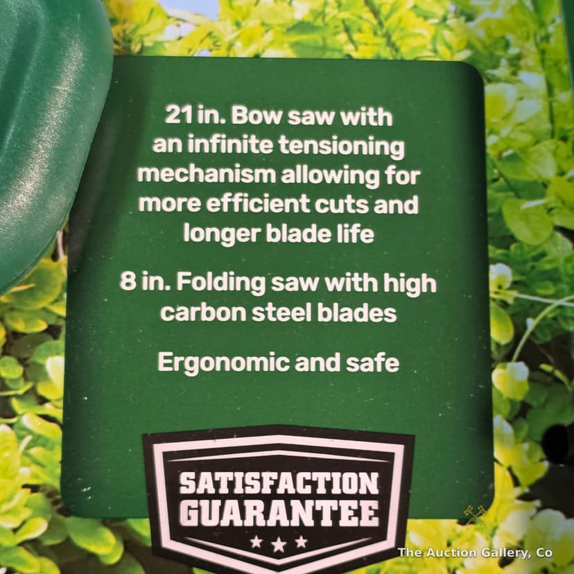 GroundWork 2-Pack Folding Saw and Bow Saw, New β photo 4