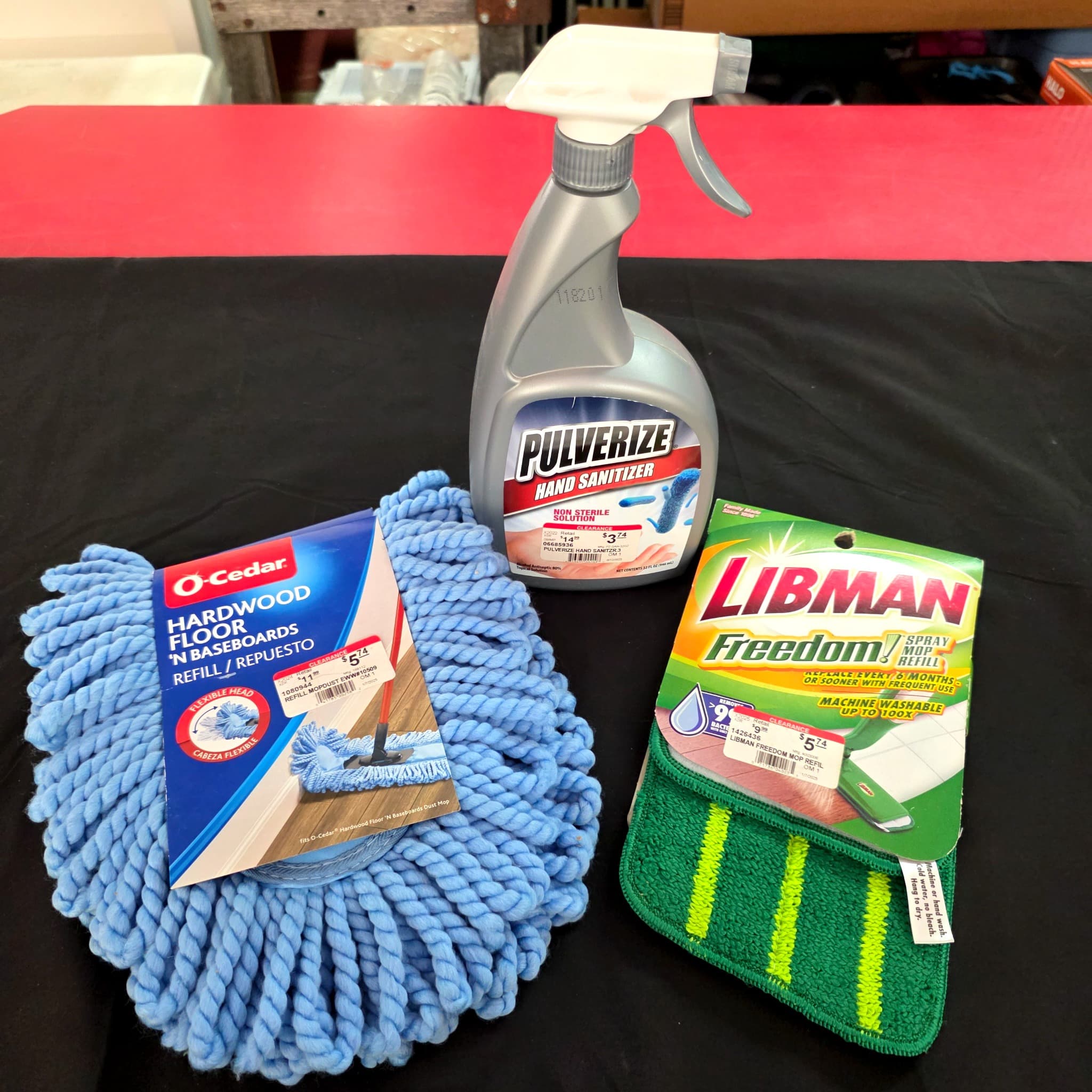 Cleaning Lot: O-Cedar, Libman & Pulverize, 3 Items