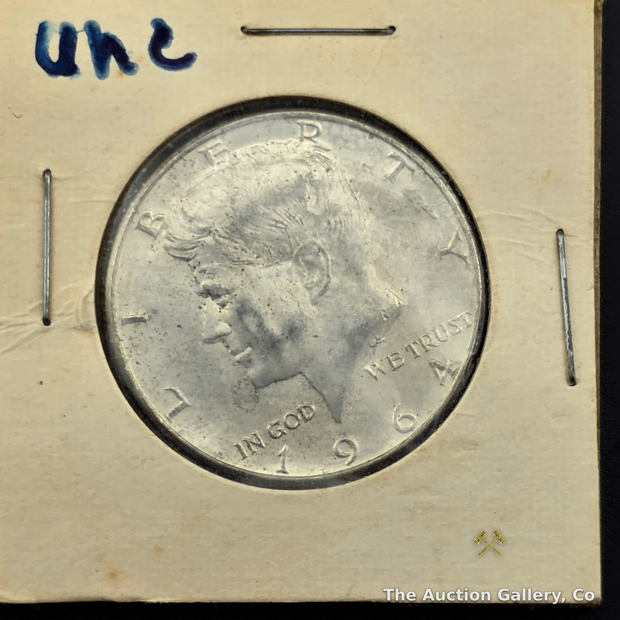 1964 Kennedy Half Dollar, 90% Silver, Uncirculated