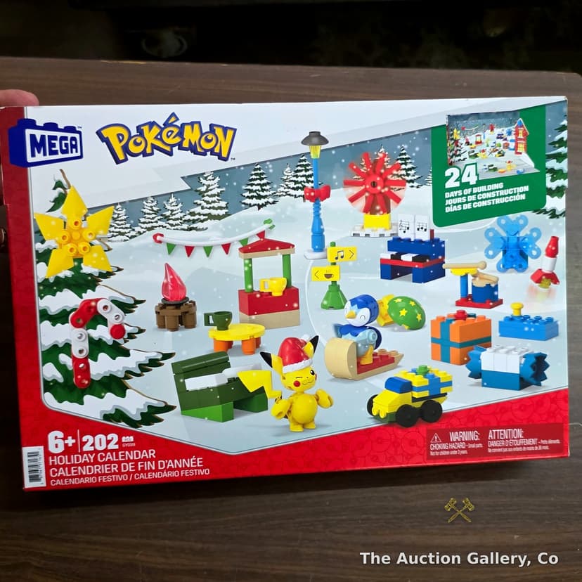 Mega PokΓ©mon Holiday Calendar 202-Piece Building Set