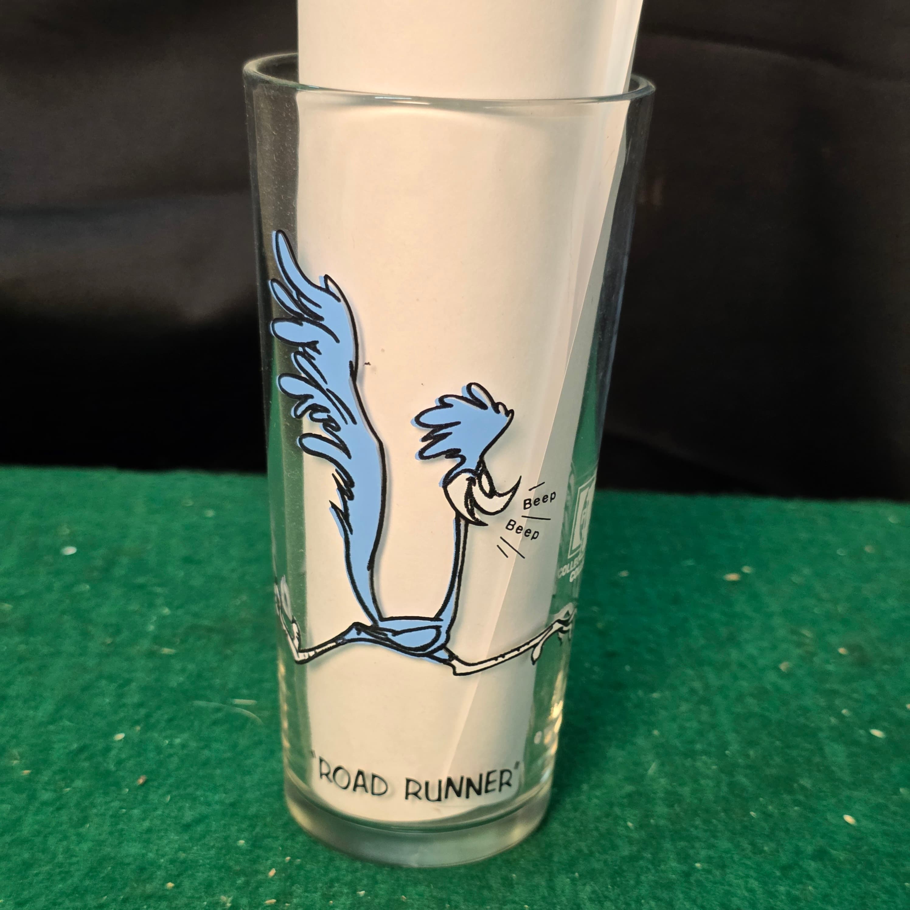 Road Runner Pepsi Collector Series Glass, 1973 Warner Bros.