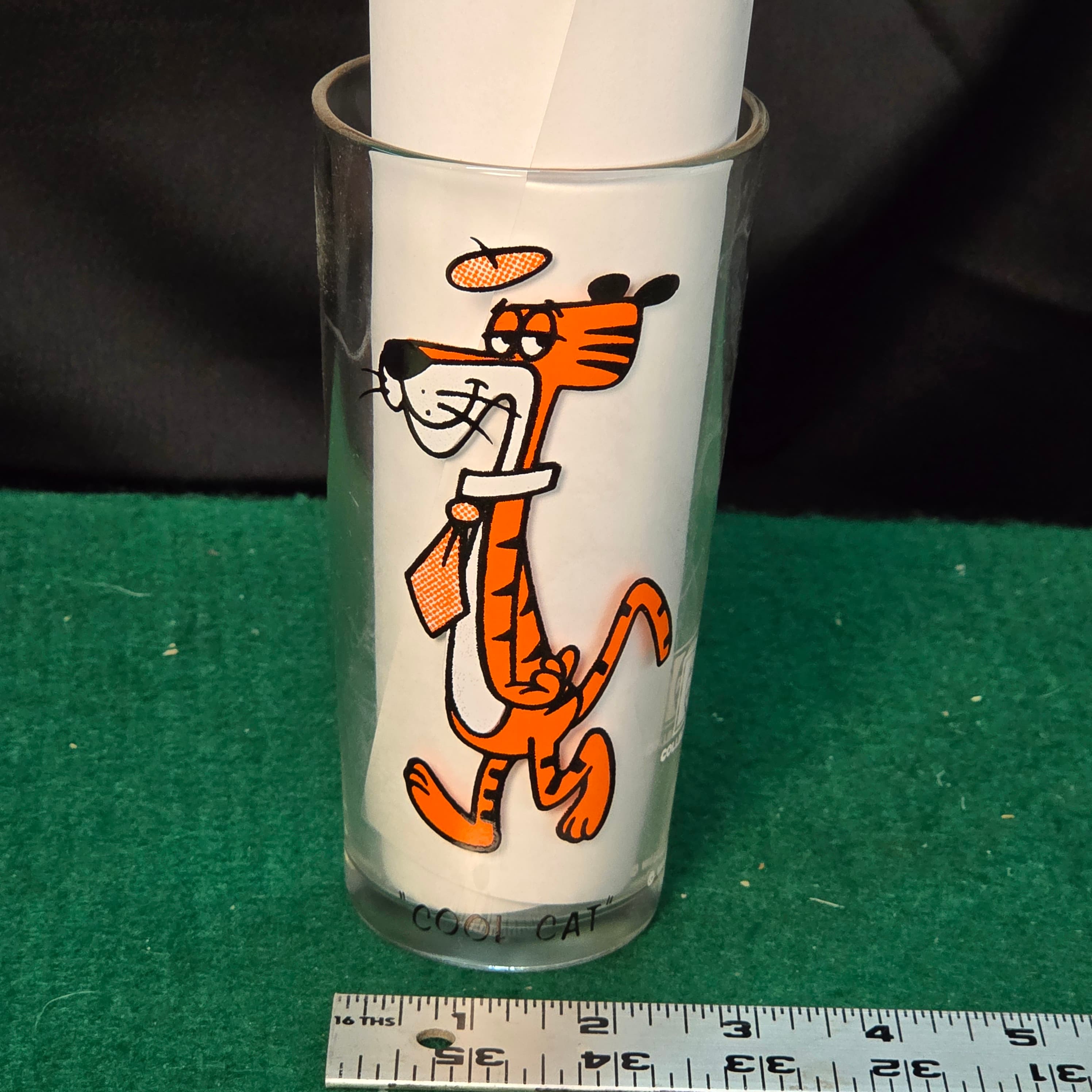 Cool Cat Pepsi Collector Series Glass, Warner Bros. 1973
