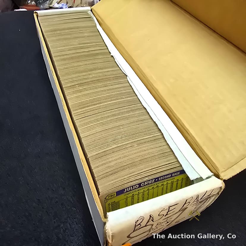 1987 Topps Baseball Cards, Full Box Lot