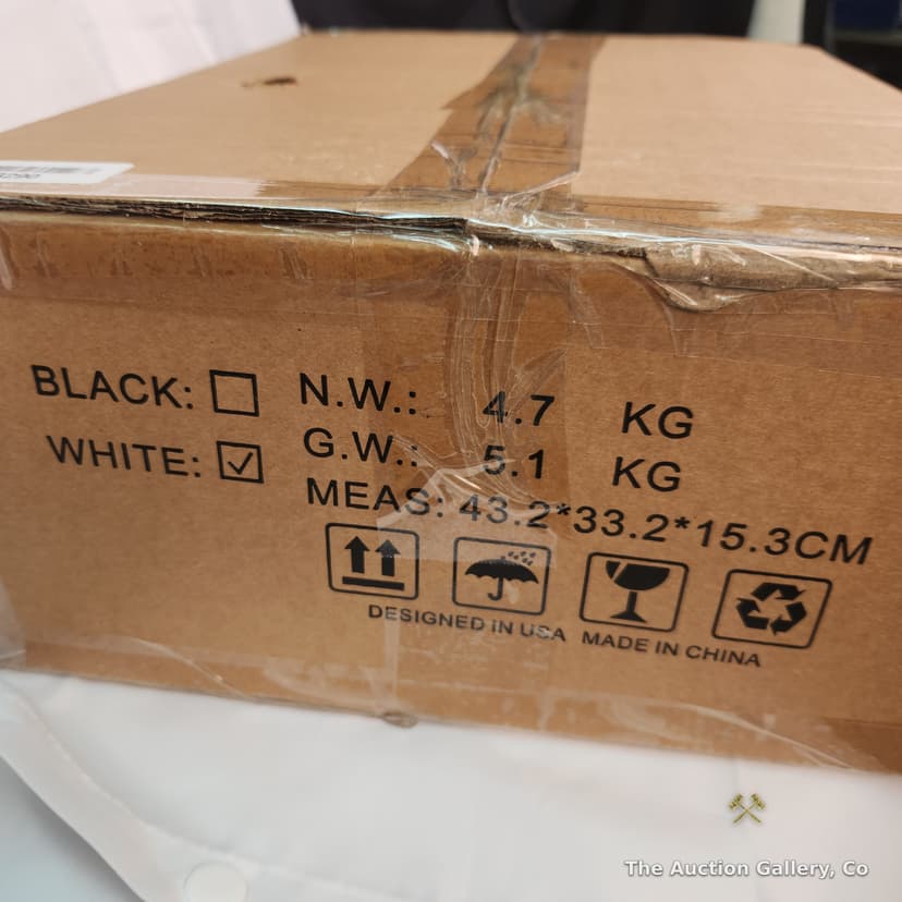 4-Tier Rolling Storage Cart, White, New in Box β photo 4
