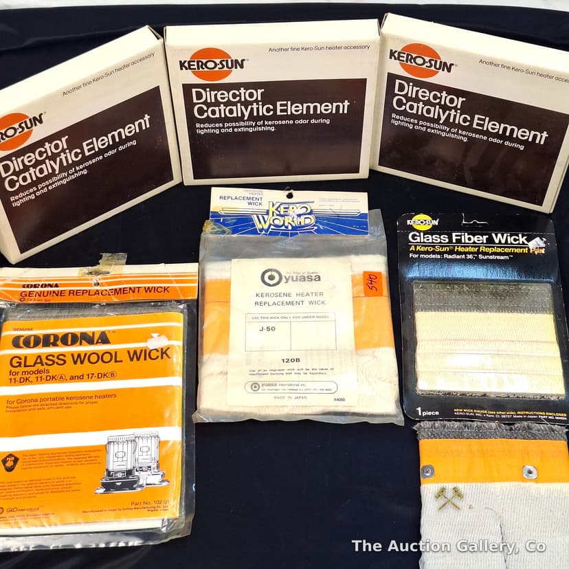 Kerosene Heater Parts Lot โ Kero-Sun, Corona, Yuasa, 6 Pieces