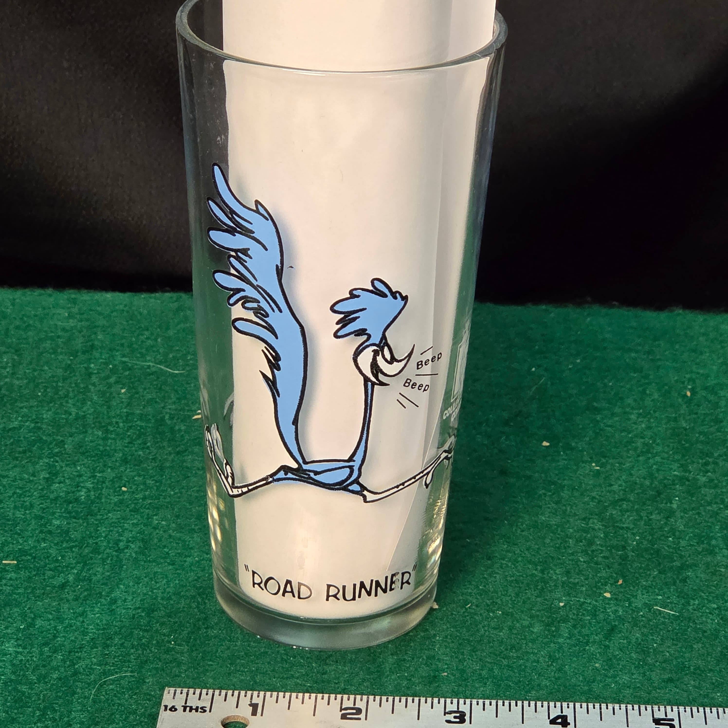Pepsi Collector Series Road Runner Glass, 1973 Warner Bros.