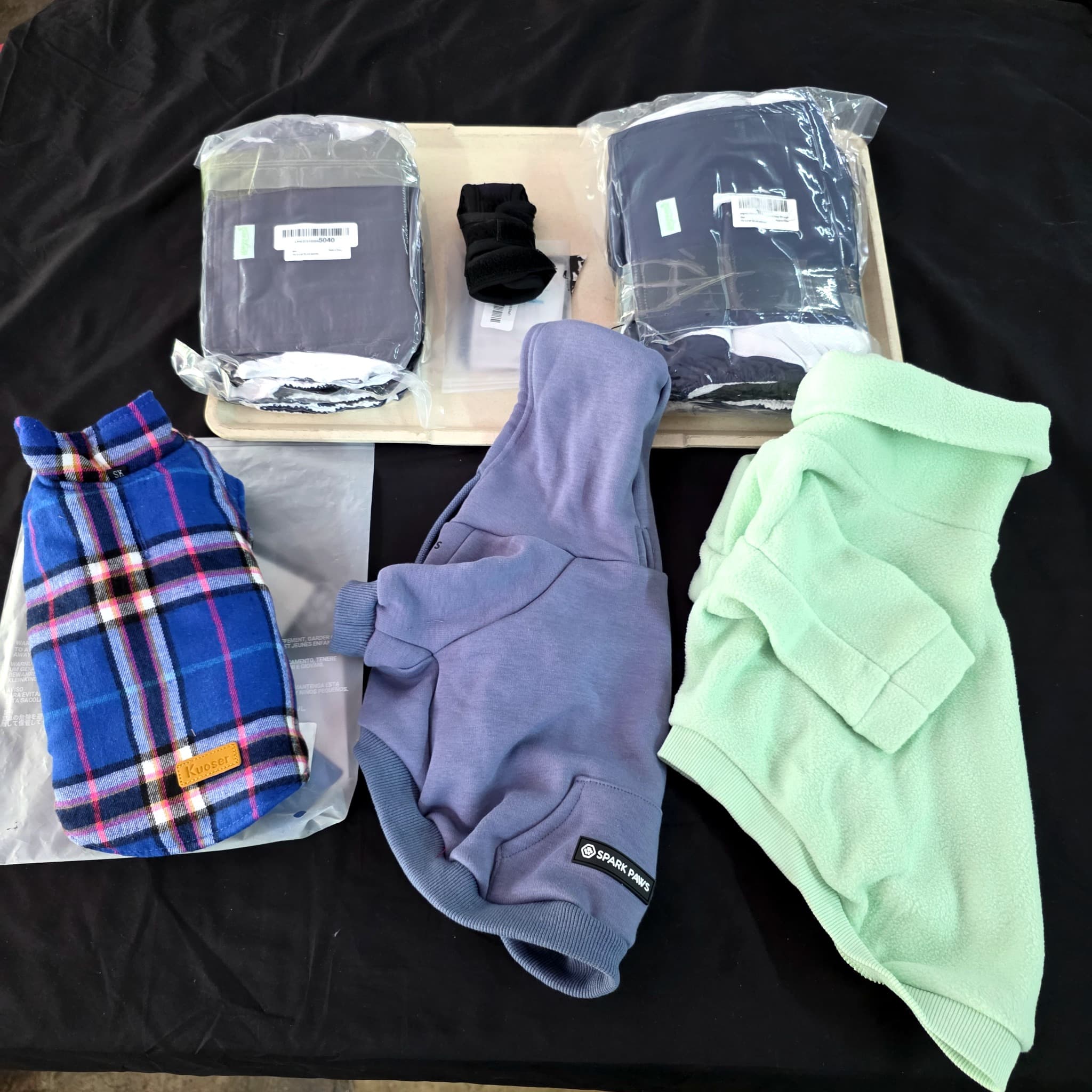 Mixed Dog Clothing & Diaper Lot, SmallβXXL