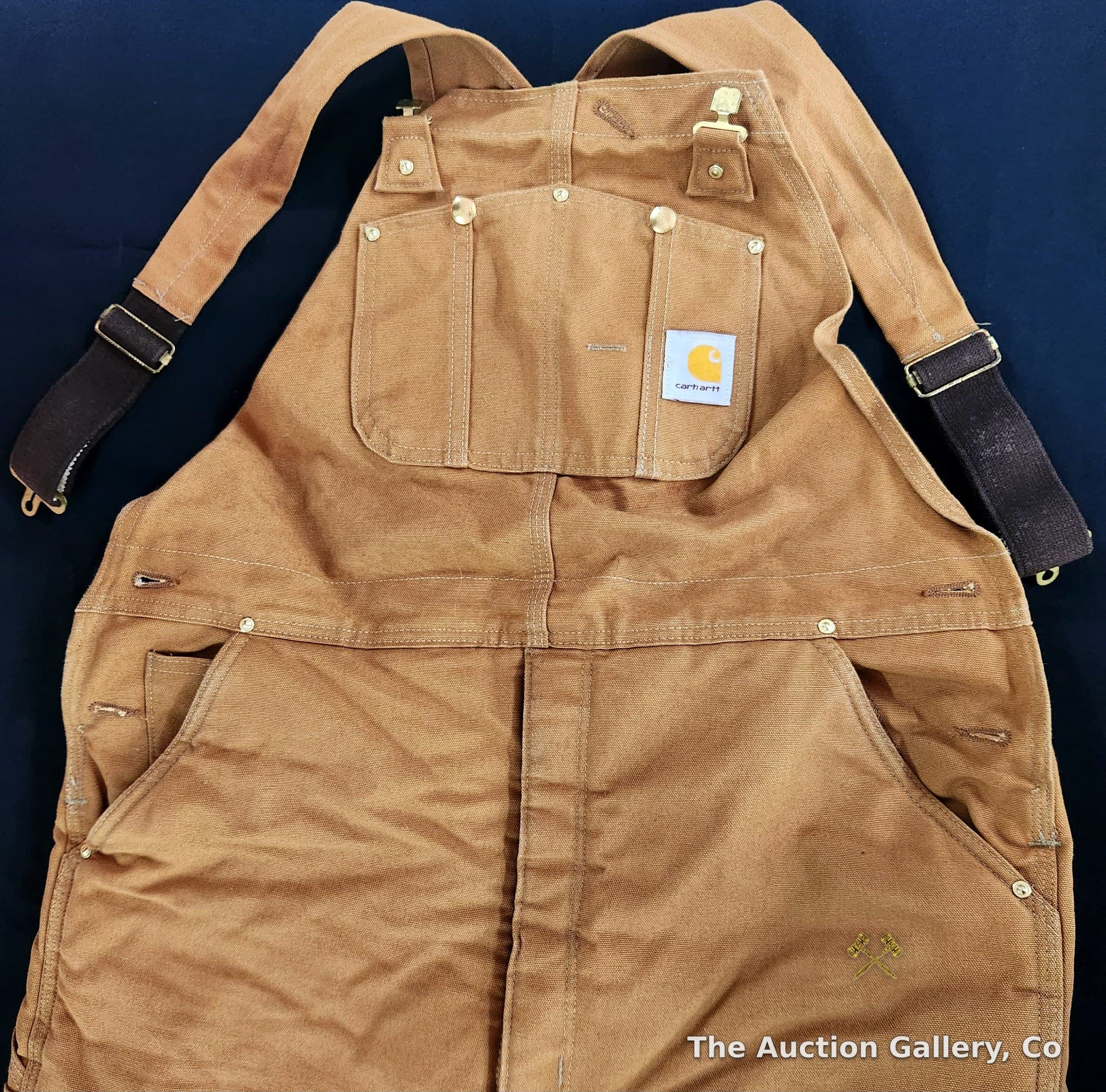 Carhartt Insulated Duck Bib Overalls, Tan (38x34)