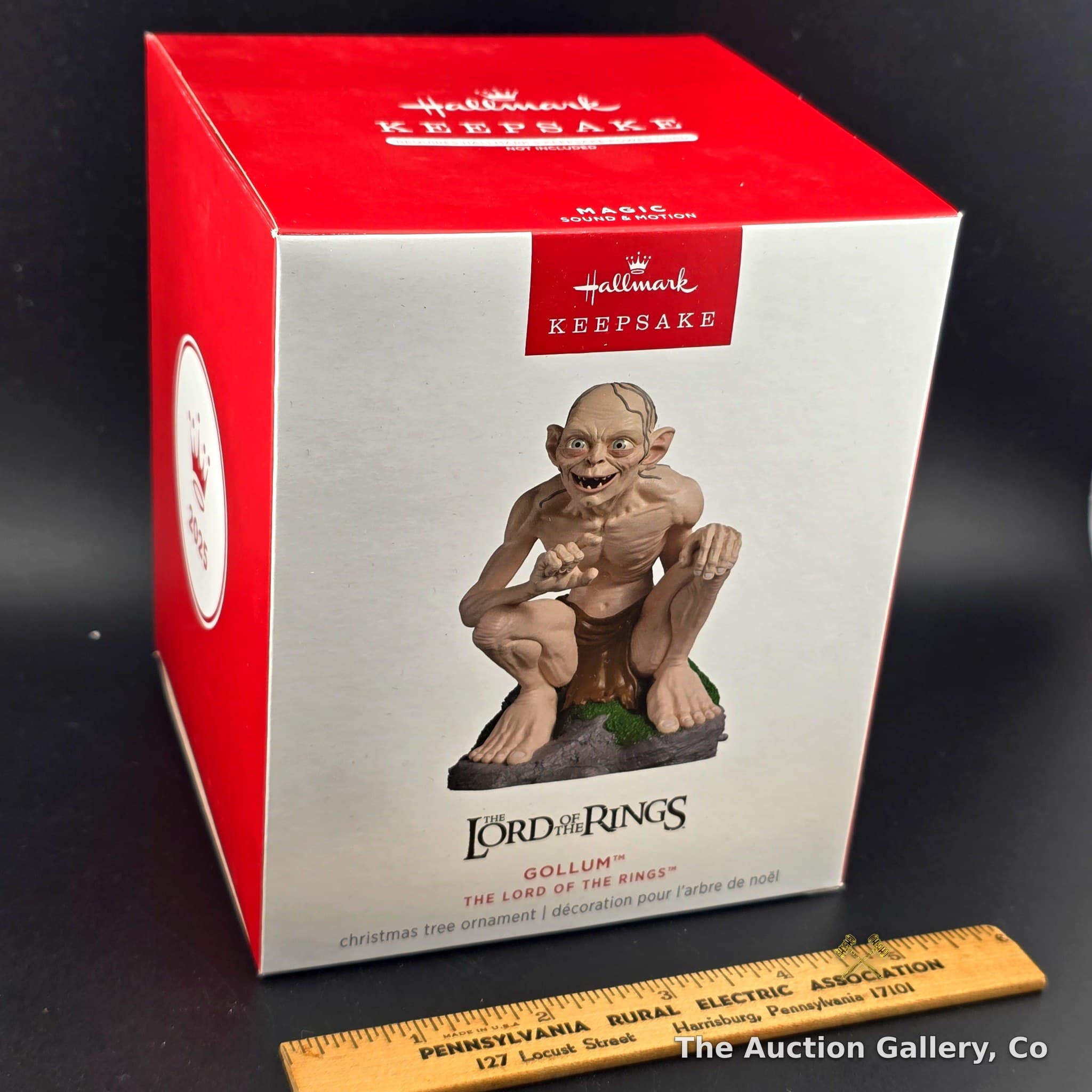 Hallmark Keepsake 2025 Gollum Lord of the Rings Sound & Motion Ornament