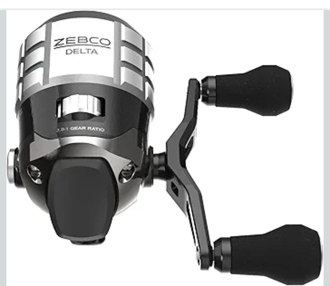Zebco Delta Spincast Fishing Reel, Instant Anti-Reverse Clutch, All-Metal Gears, Changeable Right- or Left-Hand Retrieve