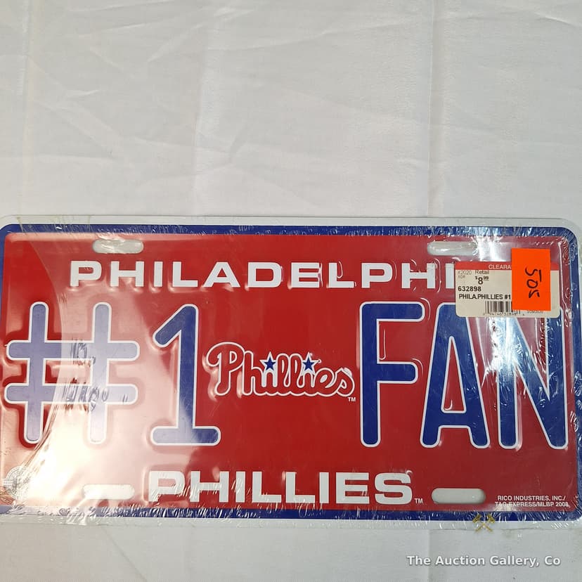 Philadelphia Phillies Novelty License Plates, Set of 4 โ photo 4