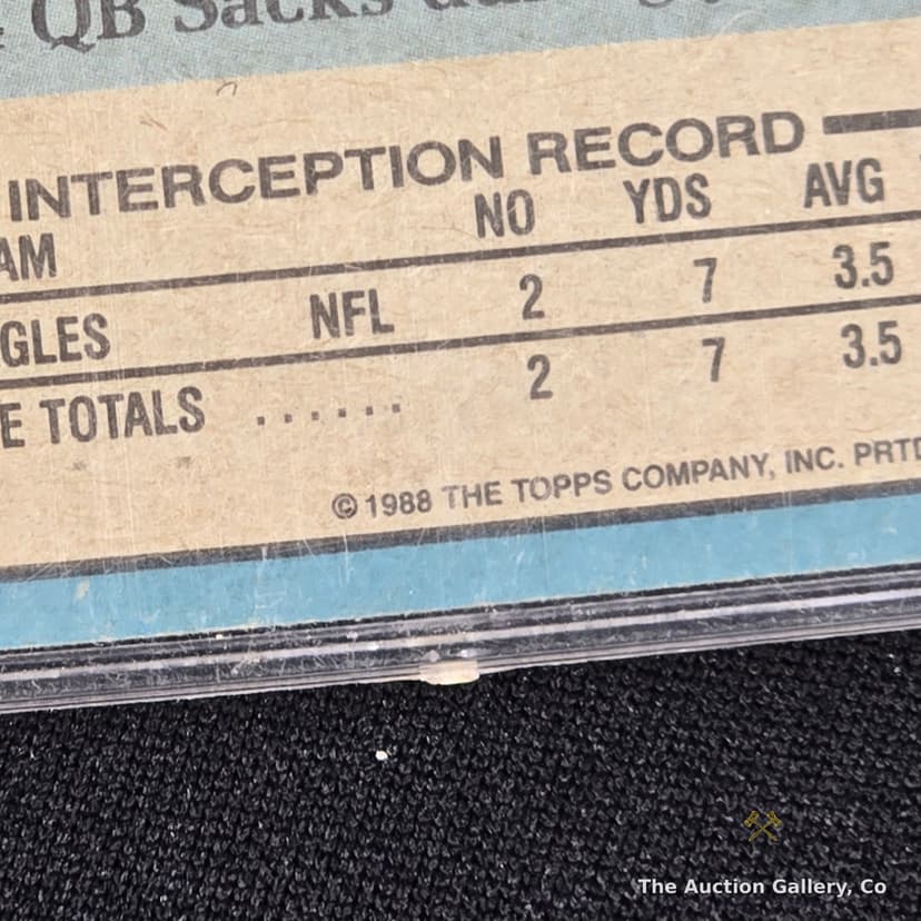 1988 Topps Jerome Brown #247 Super Rookie Card, Eagles โ photo 3