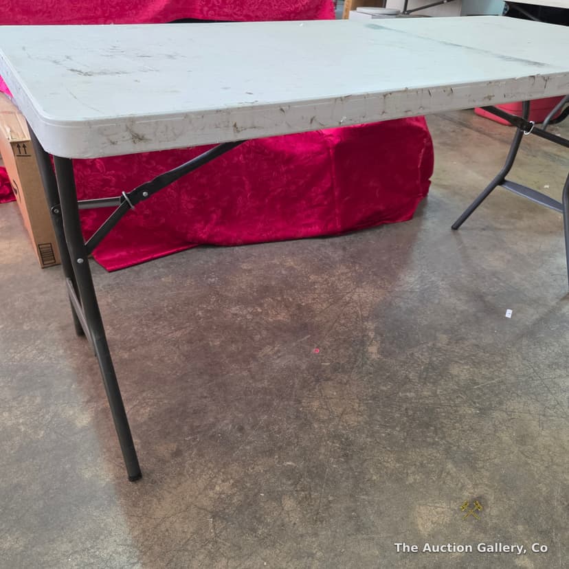 Plastic Folding Table, 60" x 27" x 29" โ photo 6