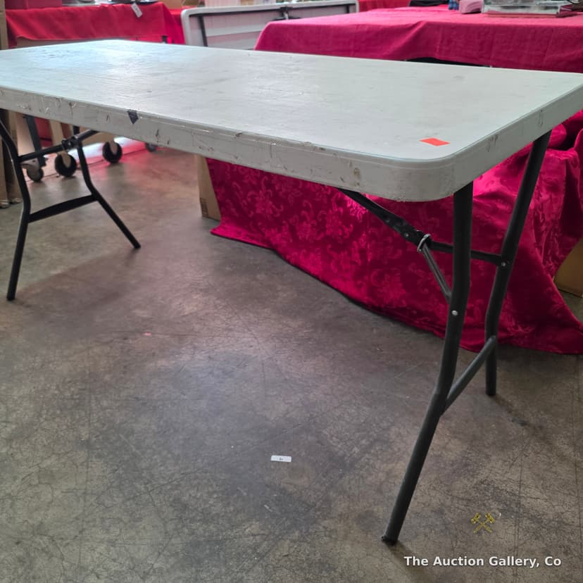 Plastic Folding Table, 60" x 27" x 29" โ photo 5