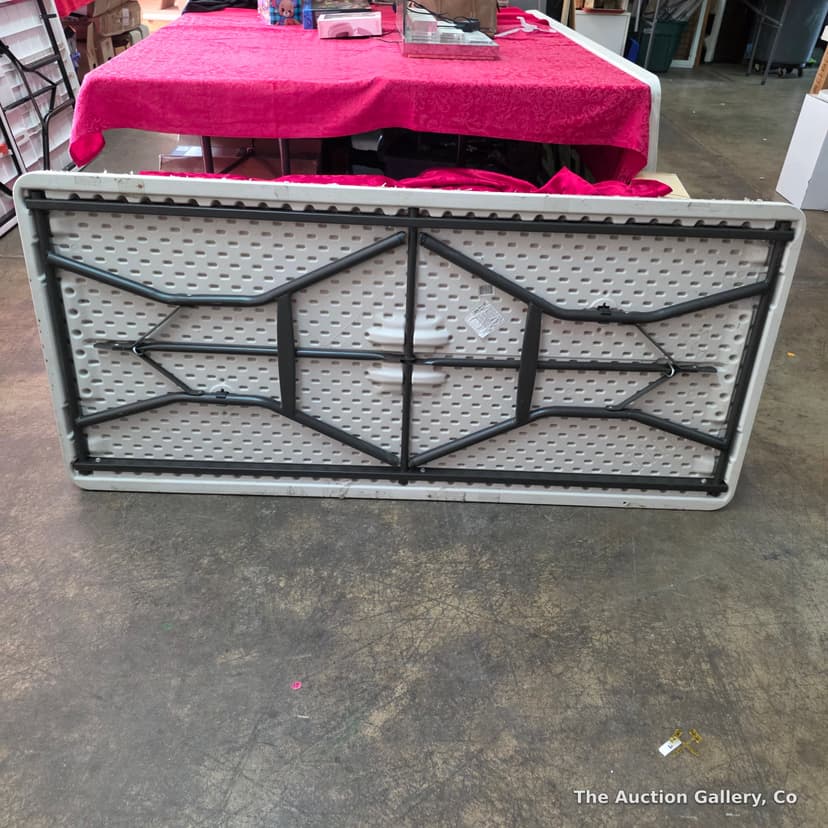 Plastic Folding Table, 60" x 27" x 29" โ photo 2