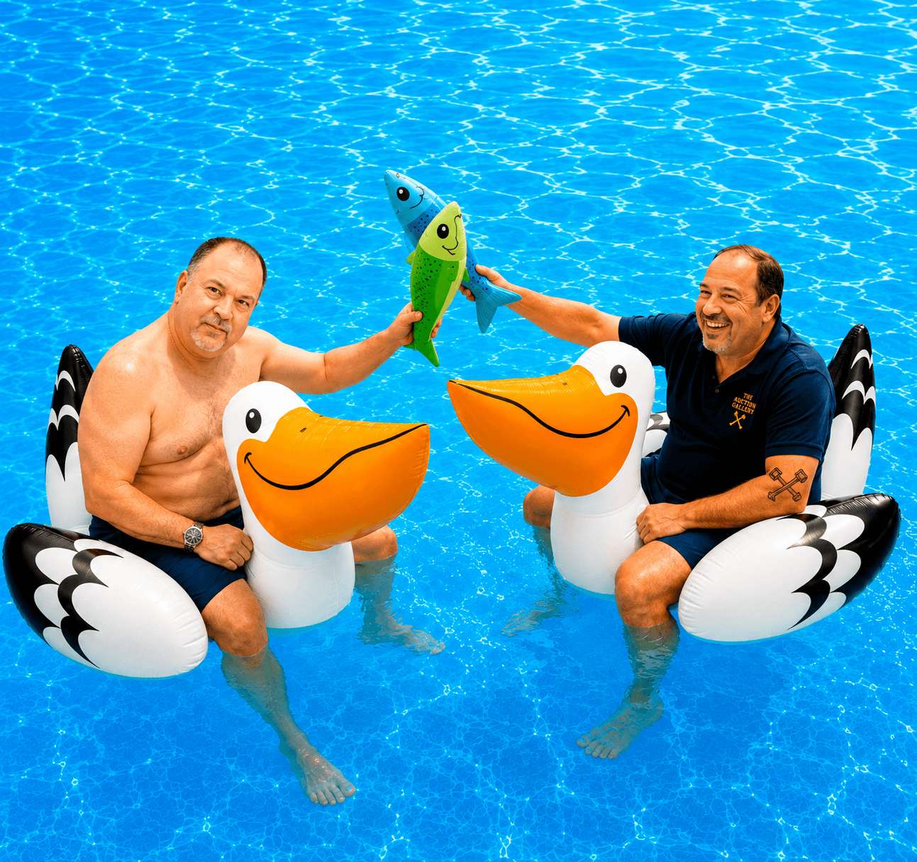 Pelican Pool Float Game - Battle Fish