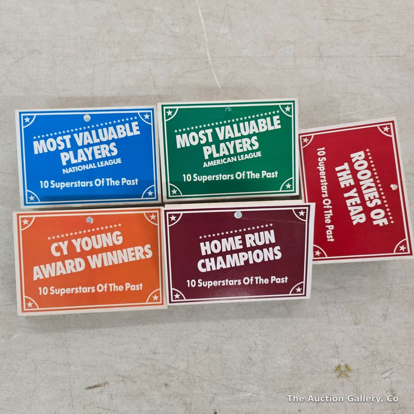 1985 Baseball Legends Card Sets, 5 Sets, 50 Cards โ photo 6