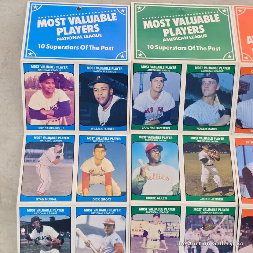 1985 Baseball Legends Card Sets, 5 Sets, 50 Cards โ photo 2