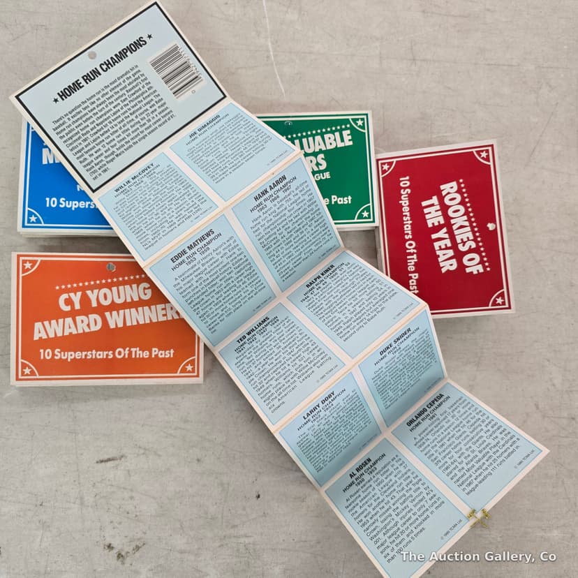 1985 Baseball Legends Card Sets, 5 Sets, 50 Cards โ photo 7