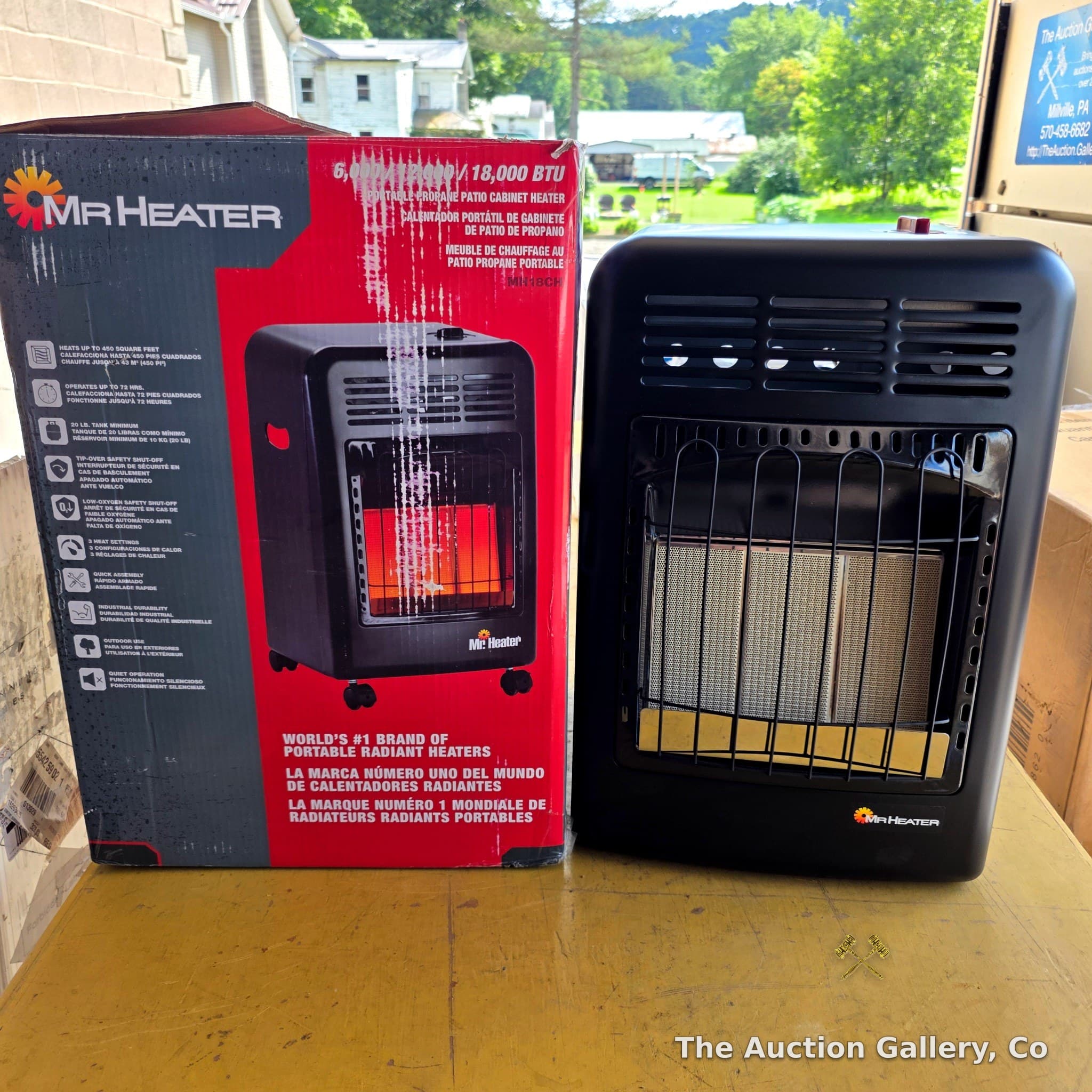 Mr. Heater 18,000 BTU Radiant Propane Cabinet Heater