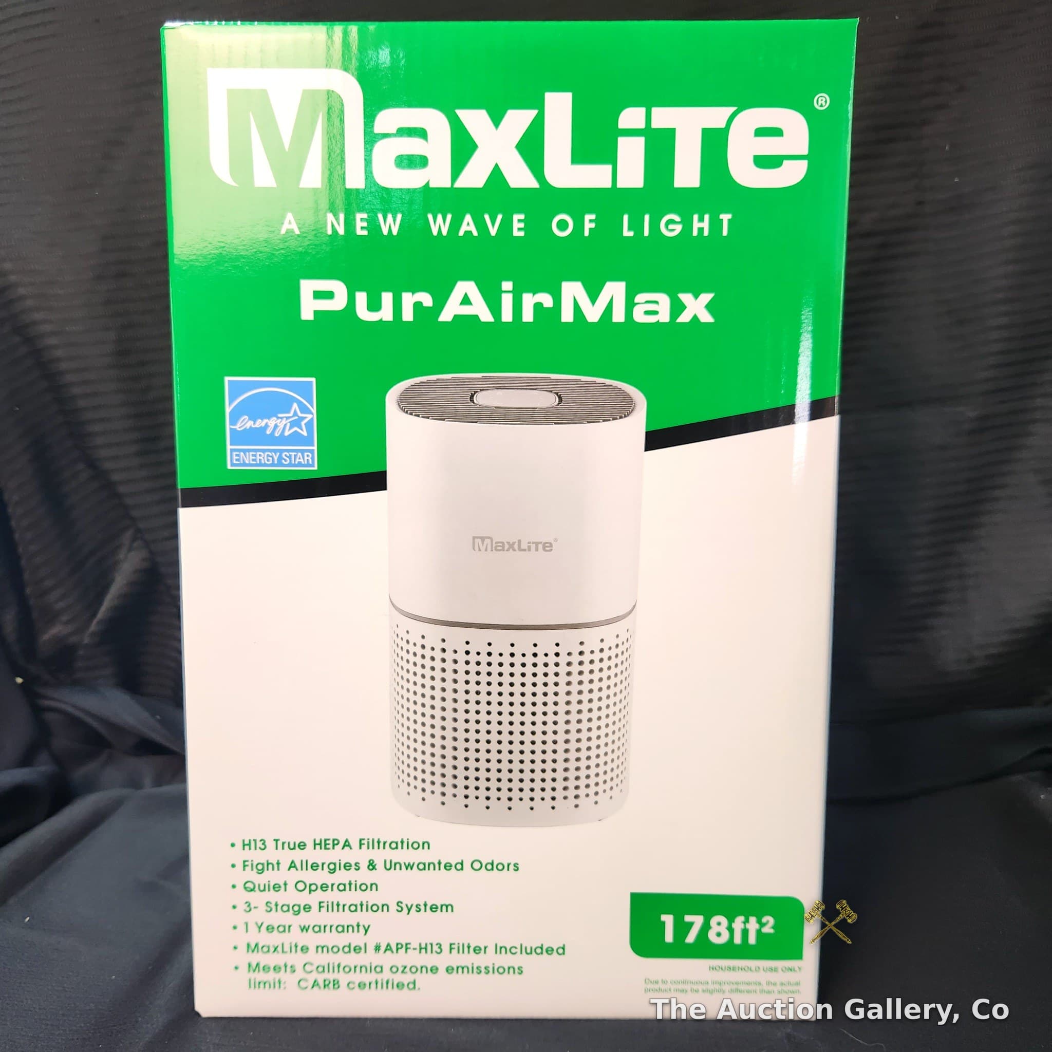MaxLite PurAirMax H13 True HEPA Air Purifier, Boxed