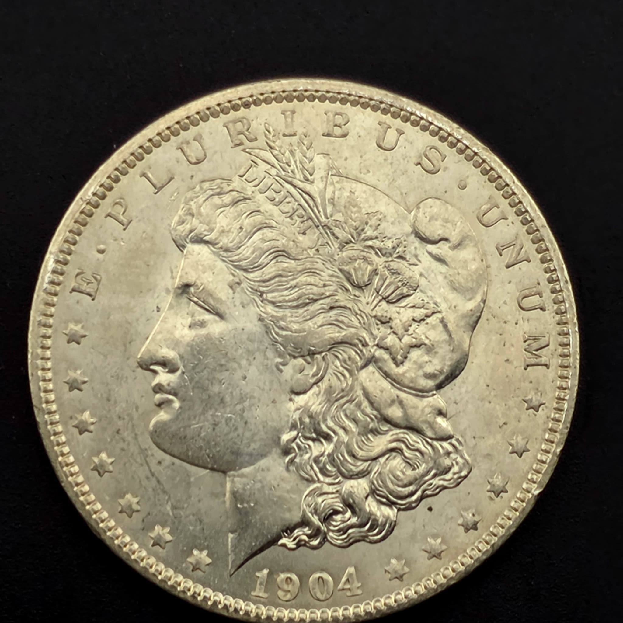 1904-O Morgan Silver Dollar, 90% Silver