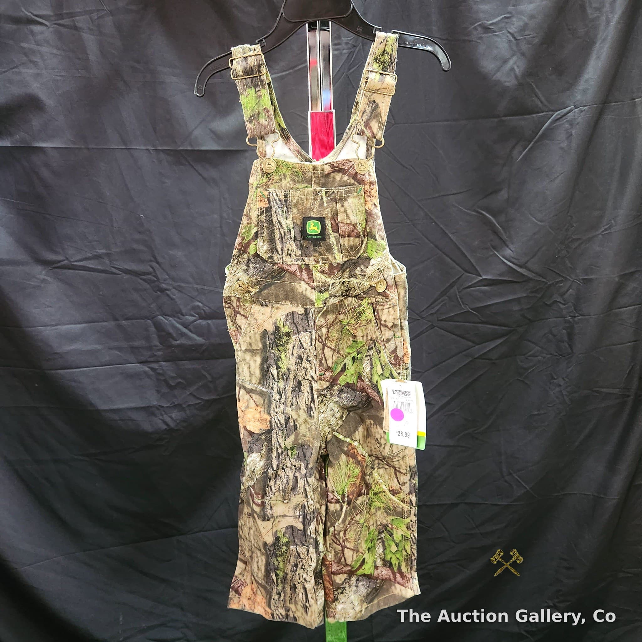 John Deere Mossy Oak Camo Bib Overalls, Size 2T, New with Tags