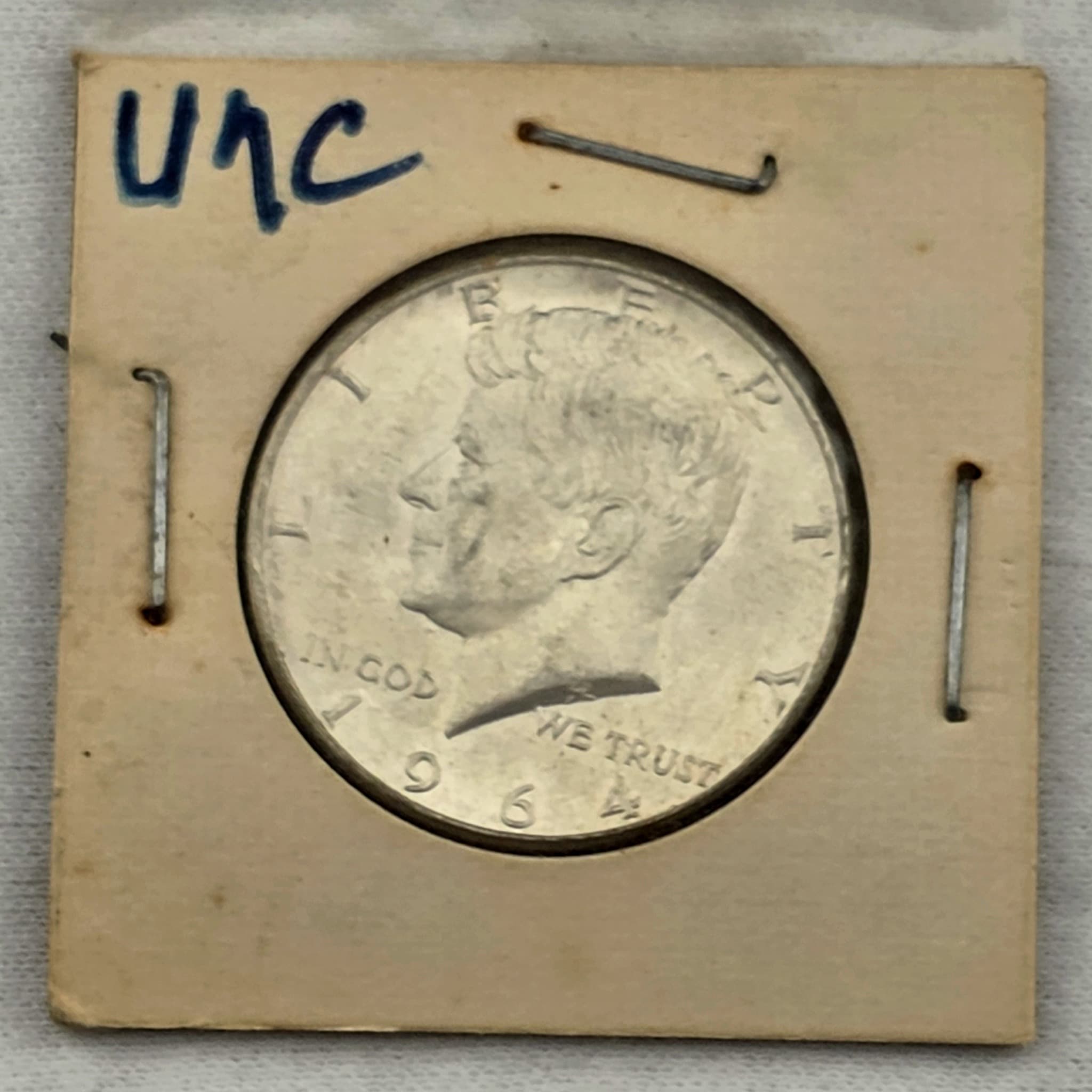 1964 Kennedy Half Dollar, 90% Silver