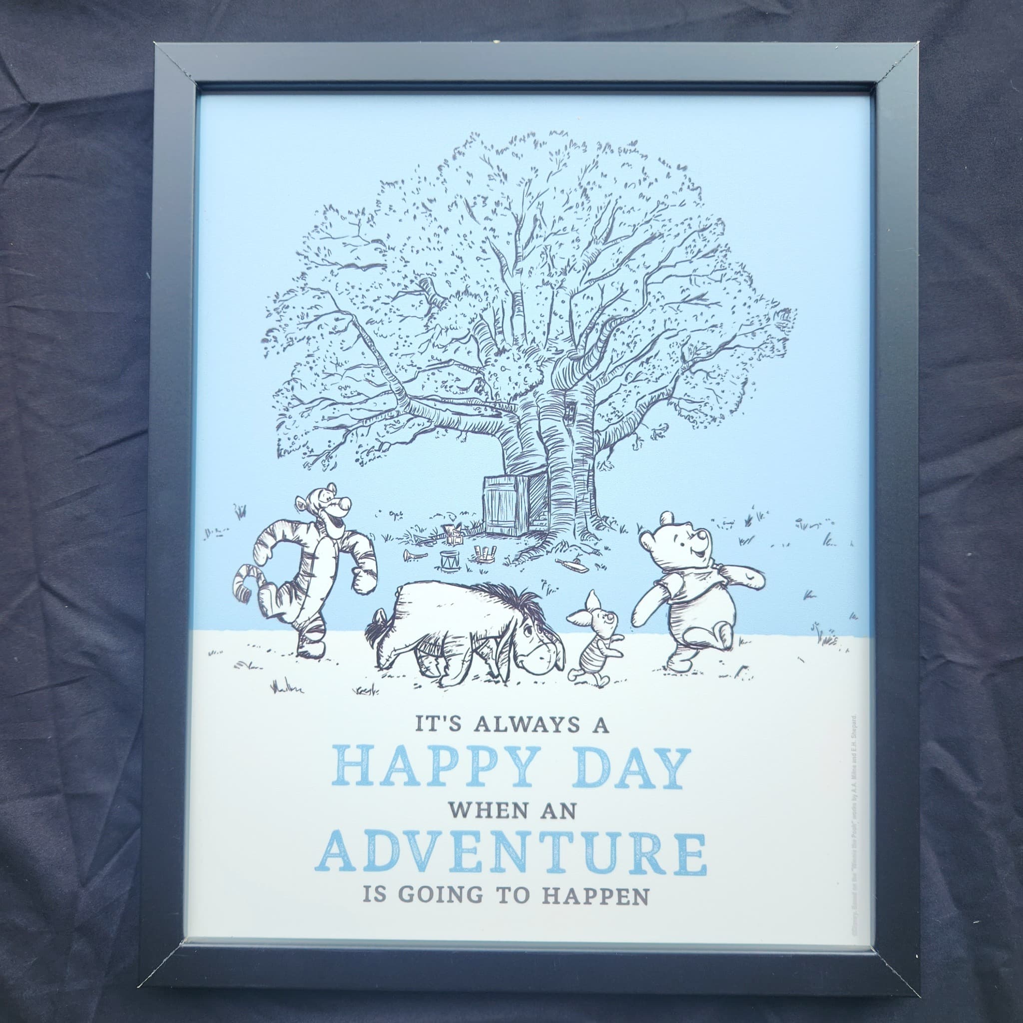 Disney Winnie the Pooh Framed Print, 16" x 13"