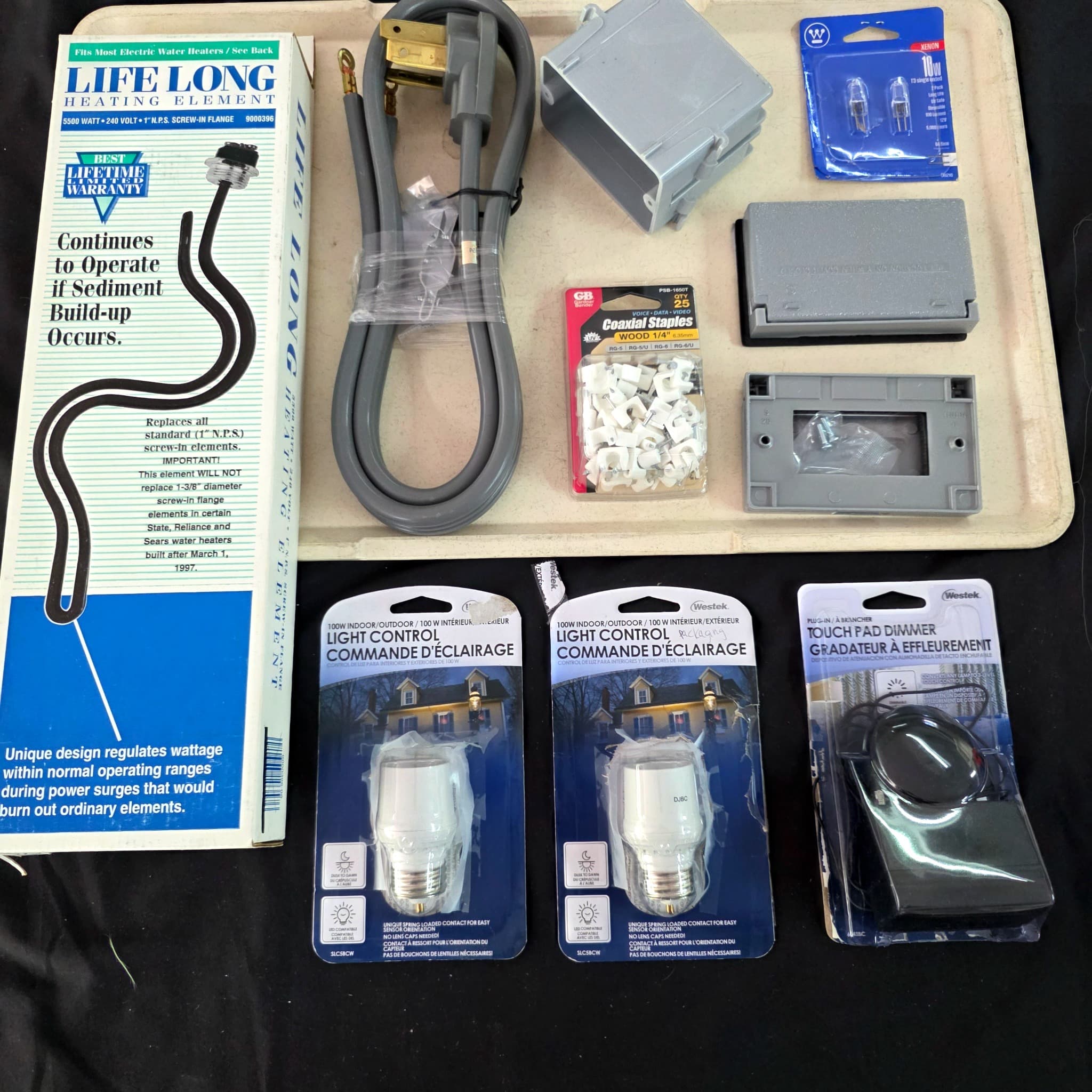 Mixed Lot of New Electrical Hardware & Controls