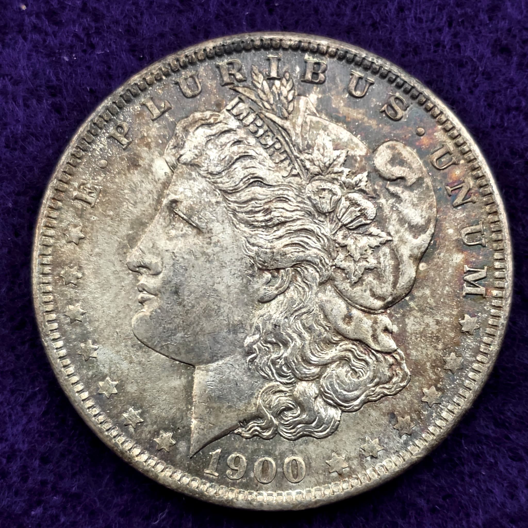 1900-O Morgan Silver Dollar, 90% Silver