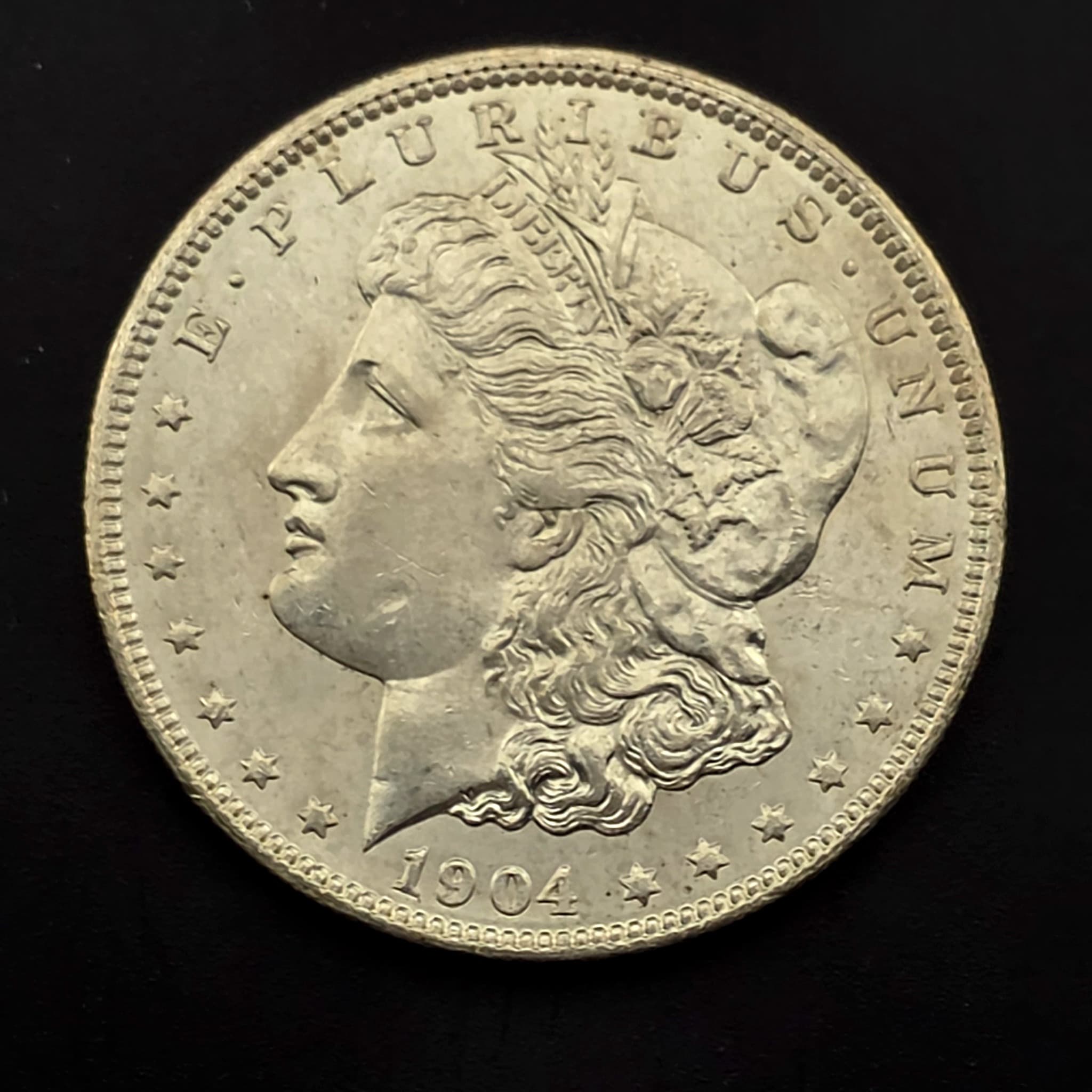 1904-O Morgan Silver Dollar, 90% Silver
