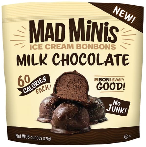 Mad Minis Ice Cream Milk Chocolate BonBons 6oz.