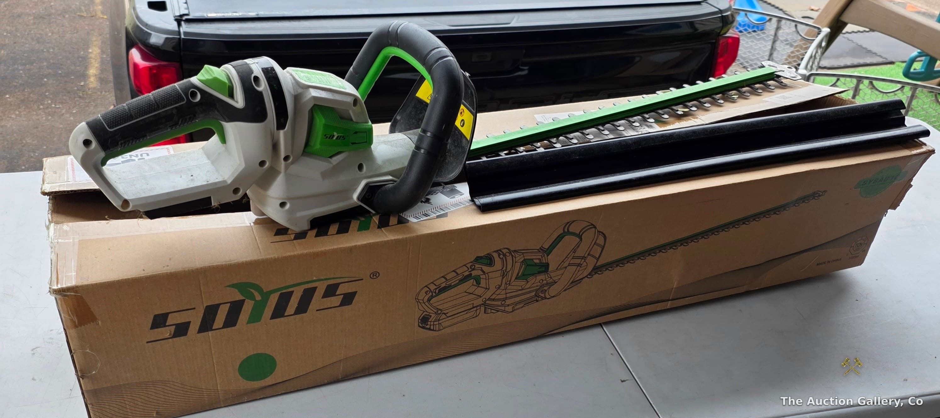 Soyus 20V Cordless Hedge Trimmer, 22" Blade, Tool Only