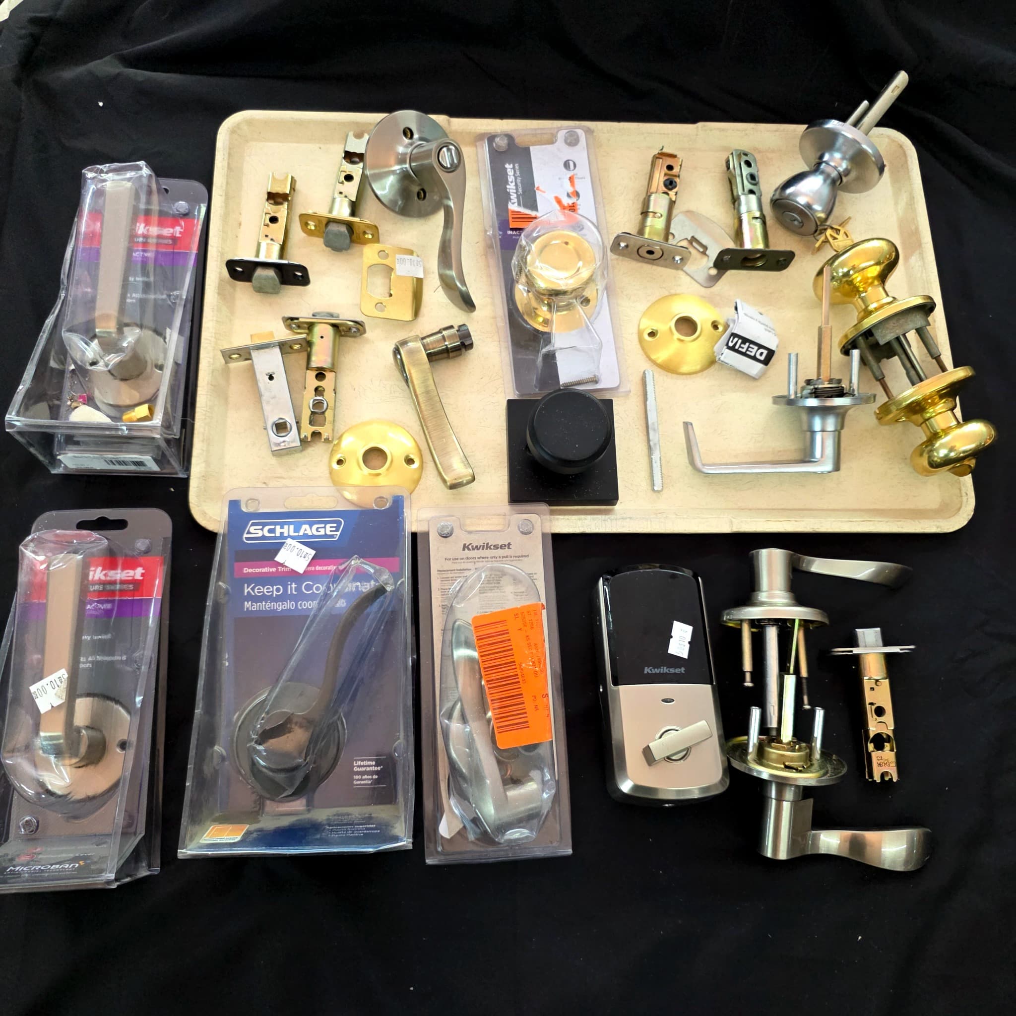 Mixed Lot of Door Hardware & Locks, Brand New