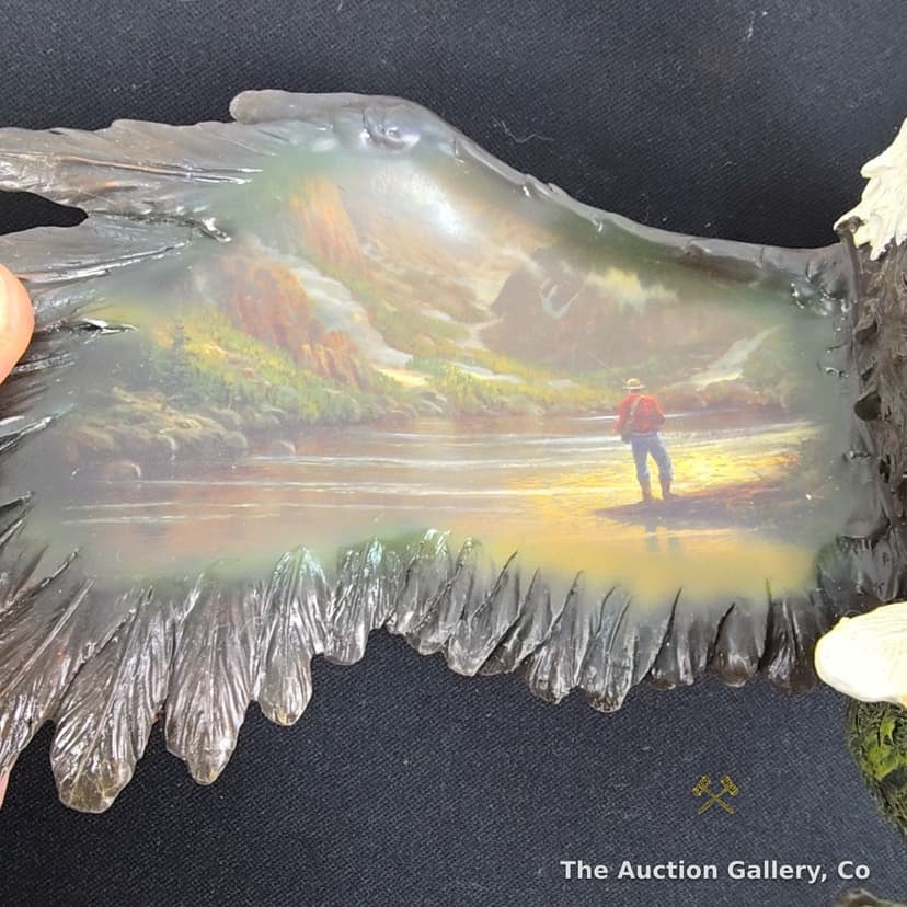 Thomas Kinkade "Almost Heaven" Eagle's View Wall Sculpture โ photo 3