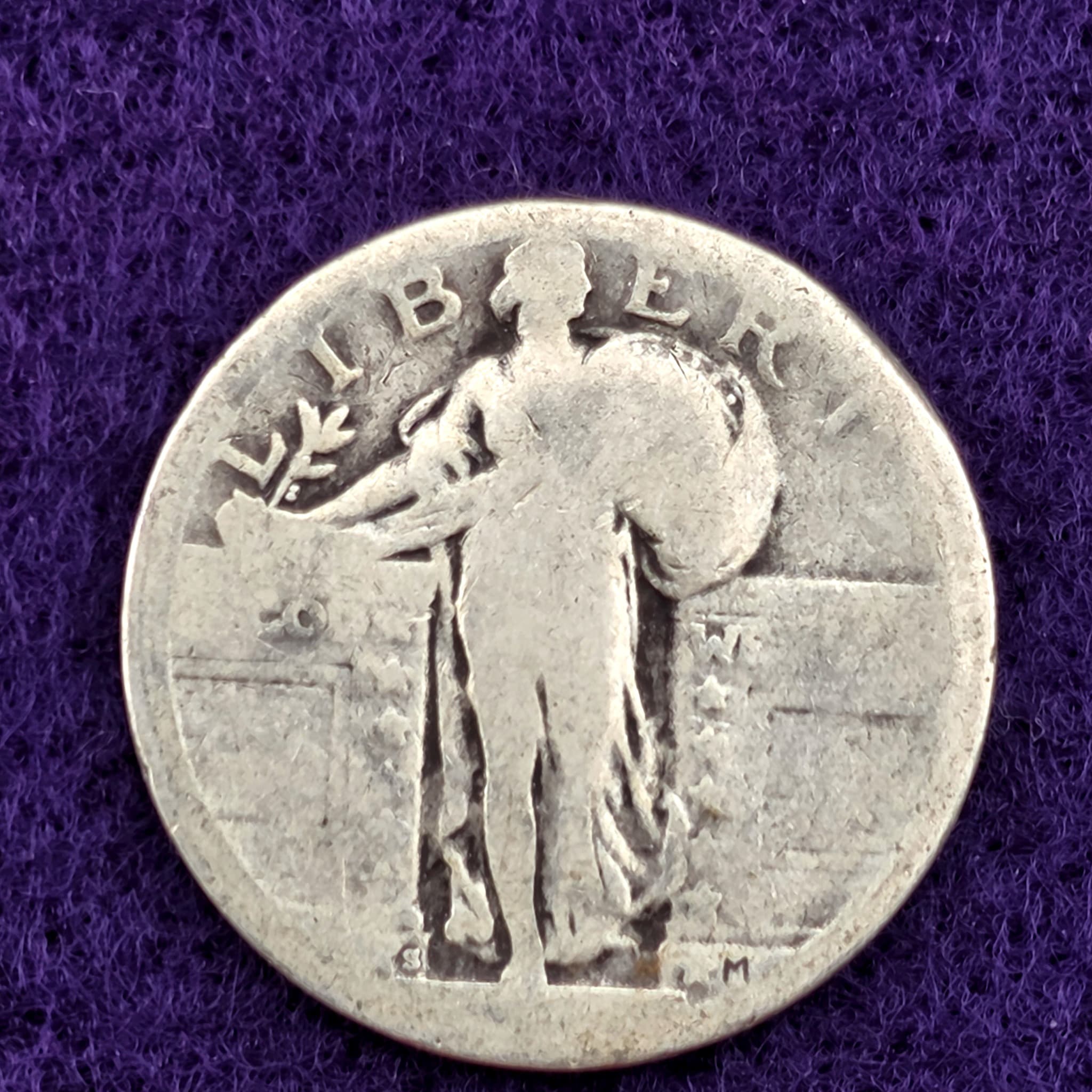 Standing Liberty Silver Quarter, 90% Silver