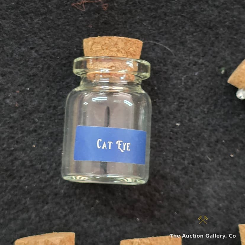 Mini Gemstone Chip Cork Bottles, Set of 18 β photo 6