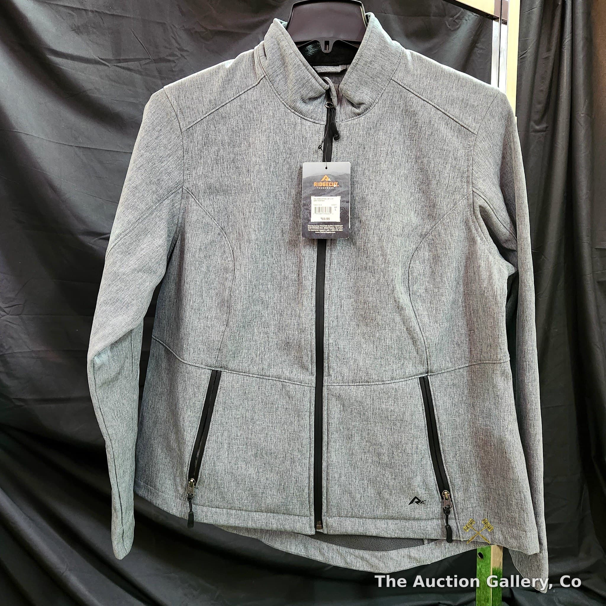 Ridgecut Toughwear Women's Softshell Jacket, Size L, Grey Heather