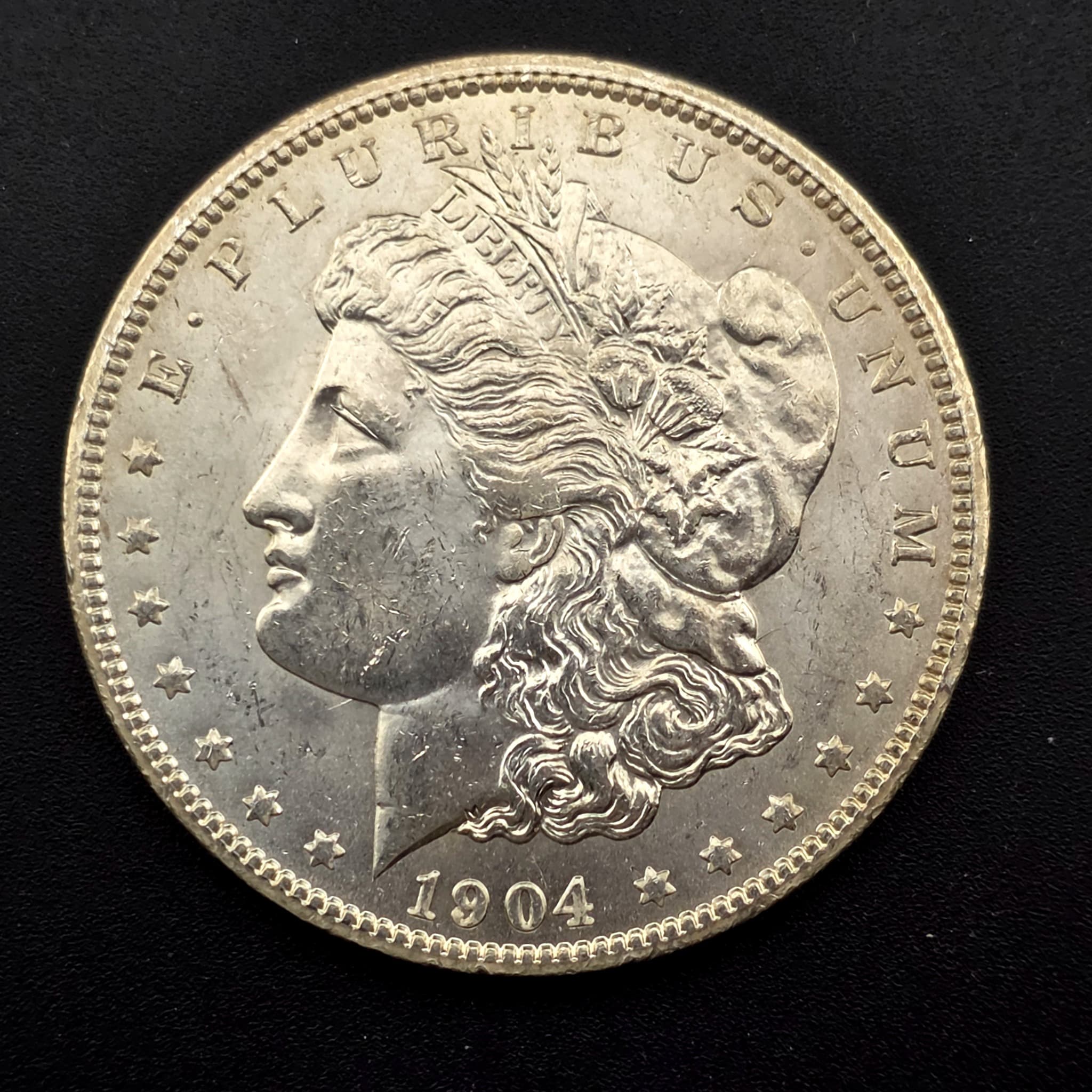 1904-O Morgan Silver Dollar, 90% Silver
